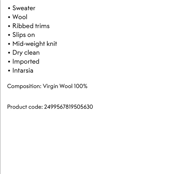 M missoni intarsia sweater, NWT, sz 42 IT - Picture 4 of 8